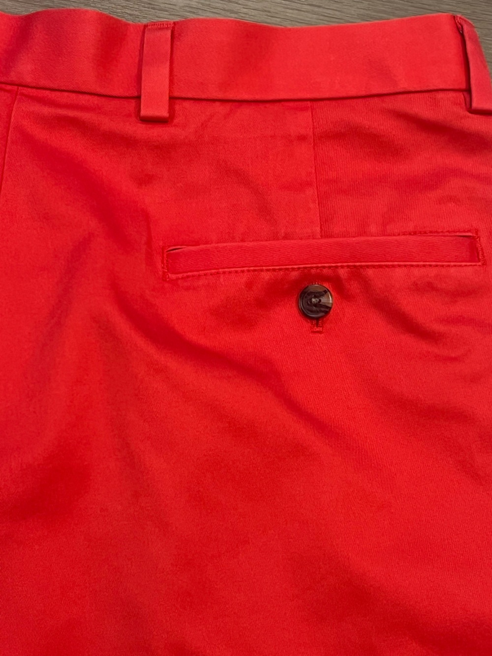 Brooks Brothers Lightweight Advantage Chino Shorts Bright Red Waist 32 - Picture 11 of 11